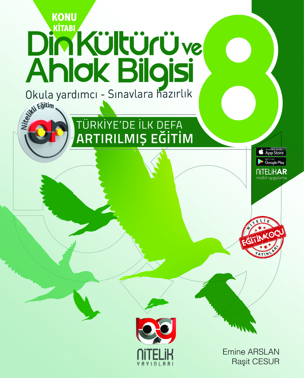 8. Sınıf Artırılmış Din Kültürü Konu kapak görseli
